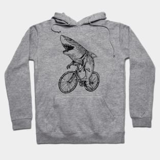 SEEMBO Shark Cycling Bicycle Beach Biker Bicycling Ride Bike Hoodie